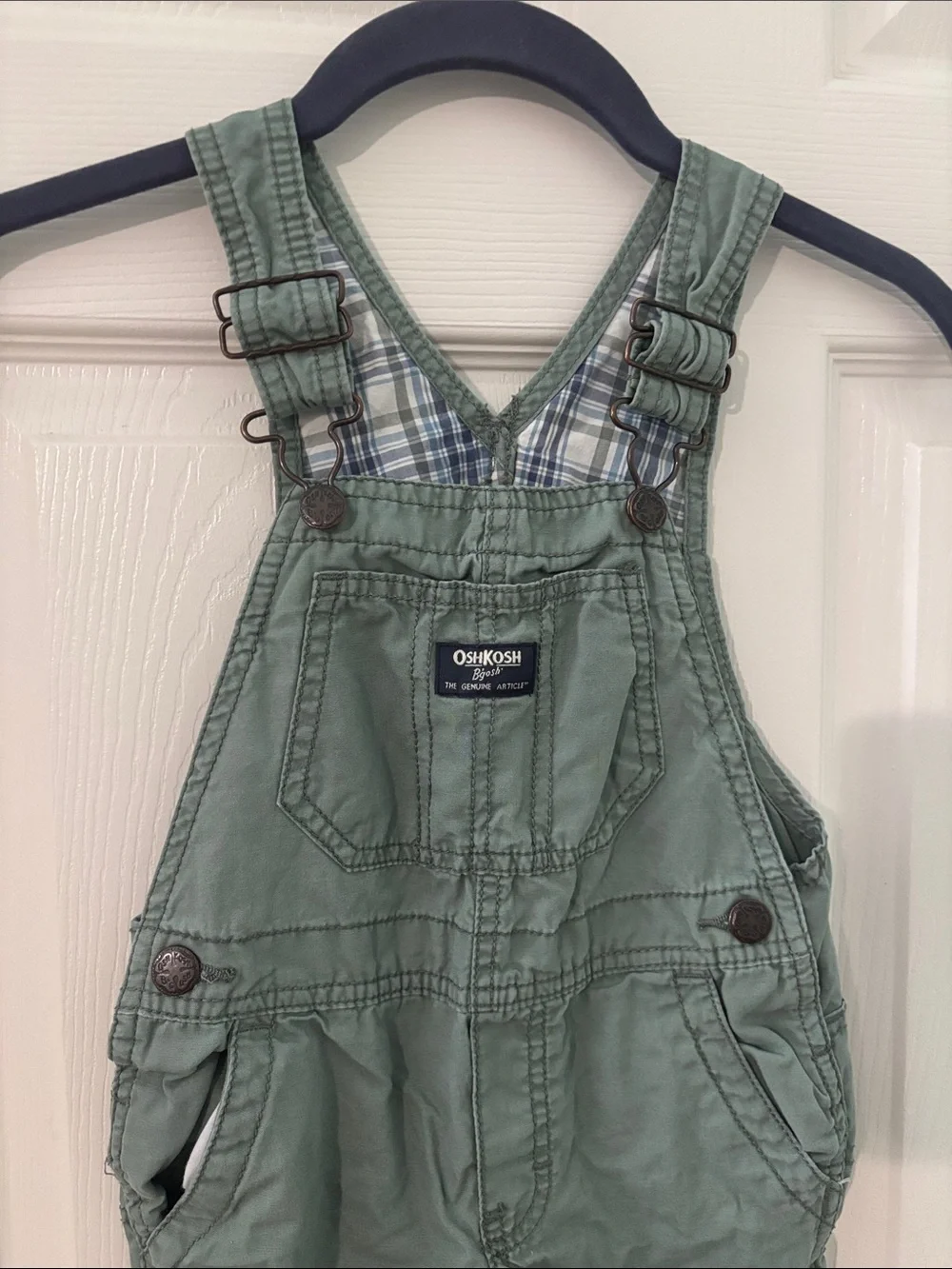 OshKosh B'gosh Light Green Kids Overalls